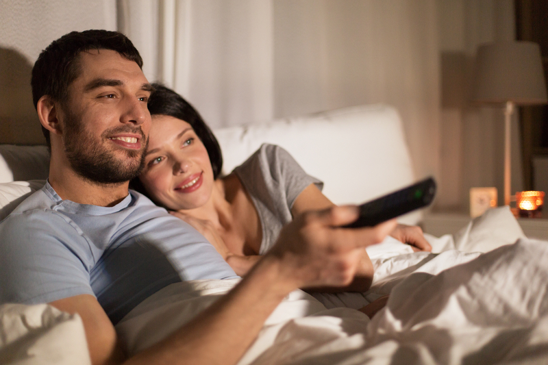 Avoid watching TV right before bed
